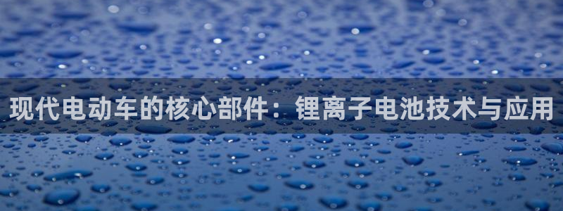 okpay钱包充值：现代电动车的核心部件